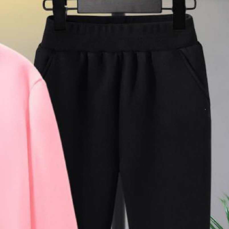 Modern Chic All-Season Minimalist Autumn 2-Piece Boys' Pants Suit, Ages 4-14 | Color: Pink | Image 2