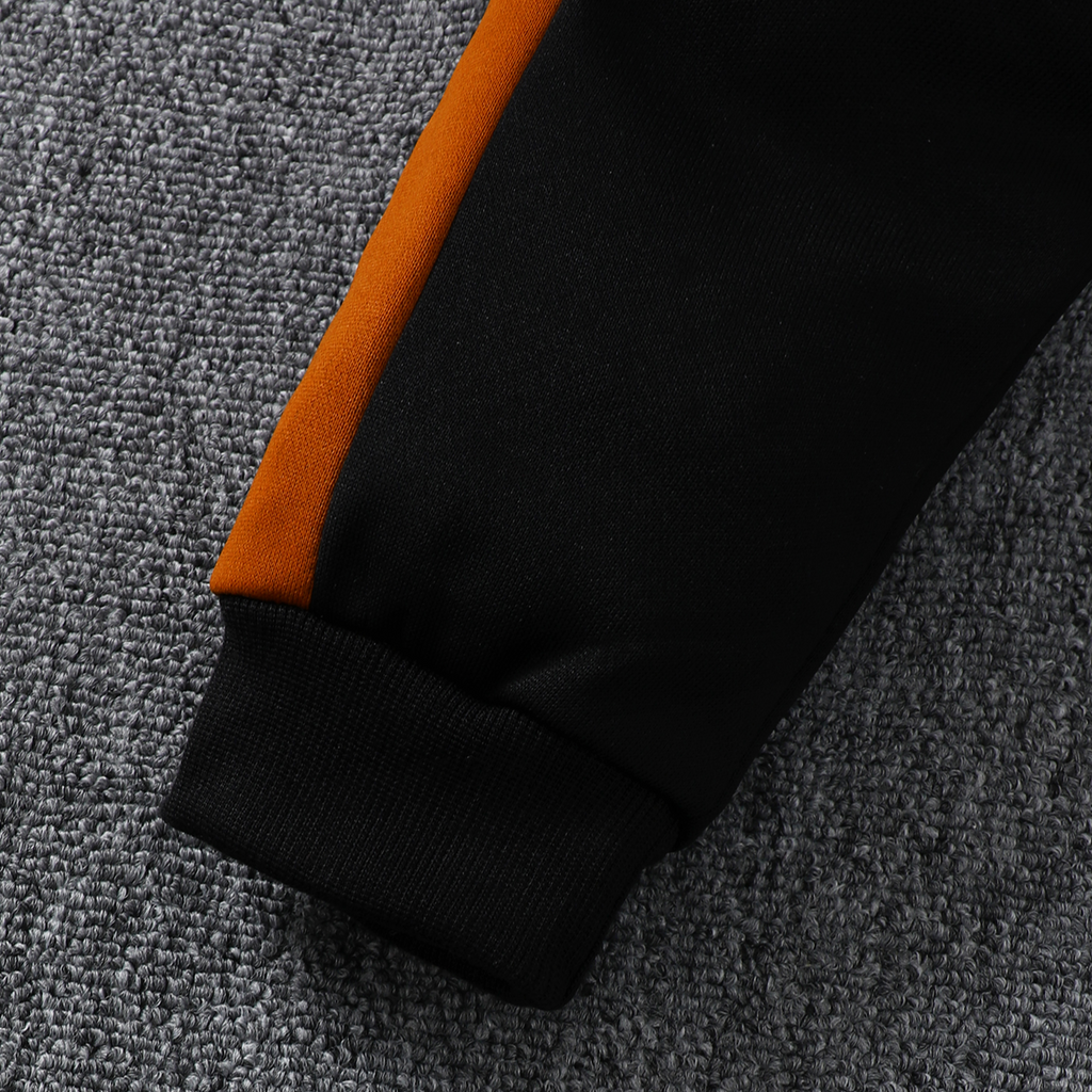 Casual Sporty Autumn 2-Piece Boys' Pants Suit, Ages 2-7 | Color: Black | Image 3