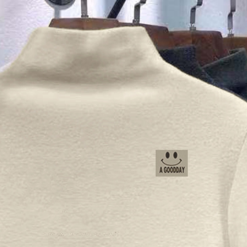 Minimalist Winter Unisex Kids' T-Shirt, Ages 3-14 | Color: Apricot | Image 3