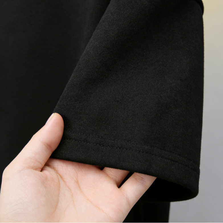 Modern Chic All-Season Minimalist Summer 2-Piece Boys' Pants Suit, Ages 3-14 | Color: Black | Image 2