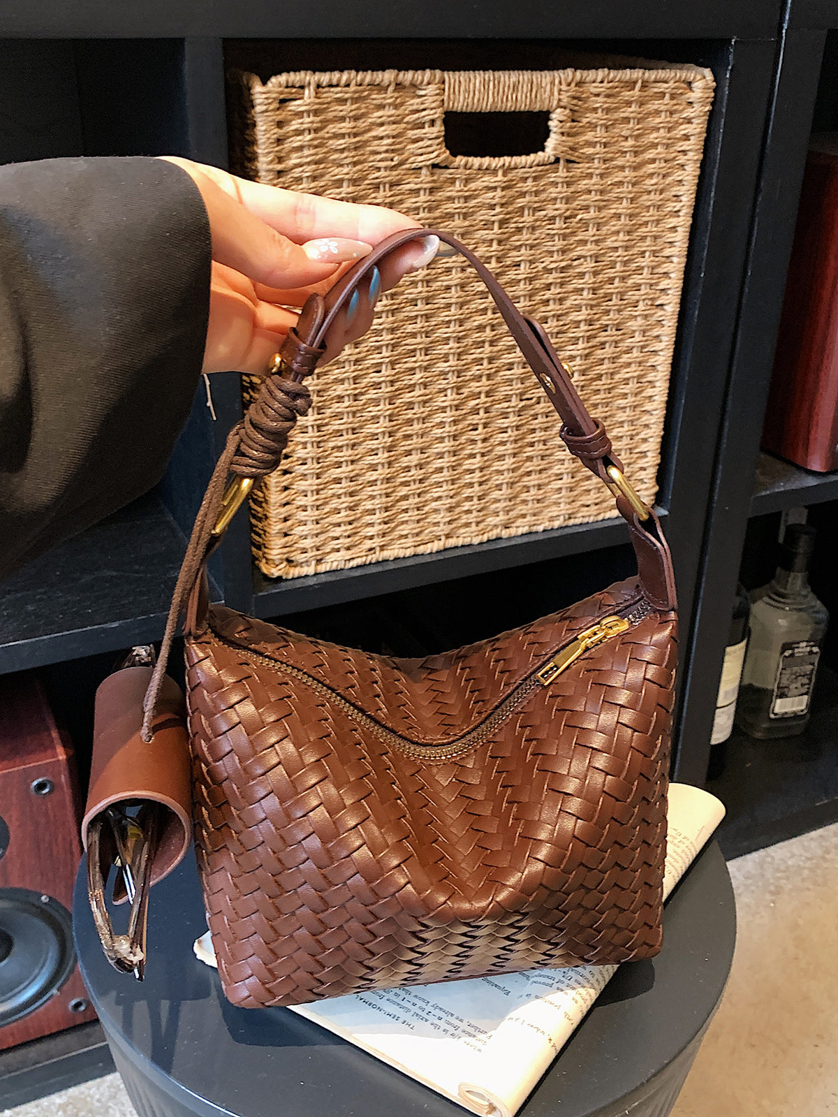 Modern Chic All-Season PU/Artificial Leather/Microfiber Leather Women's Crossbody Bags Other Bags | Color: Brown | Image 2