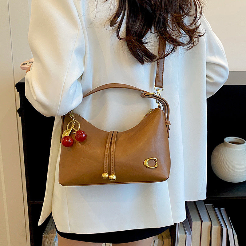 Modern Chic All-Season PU/Artificial Leather/Microfiber Leather Women's Crossbody Bags Other Bags | Color: Khaki | Image 1