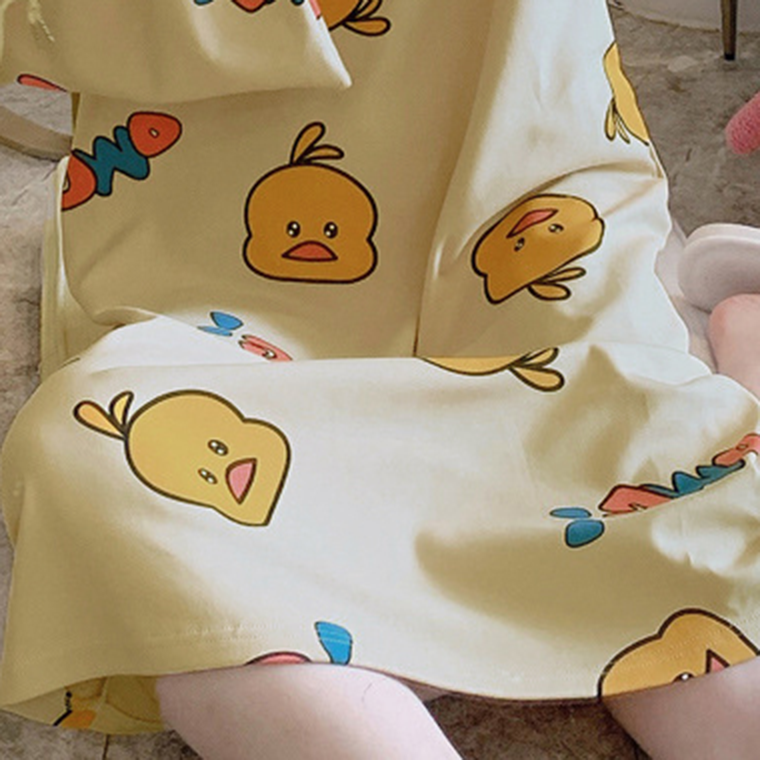 Sweet & Cute Summer Women 's Short  Sleeve Sleep Dress | Color: Style 1 | Image 3