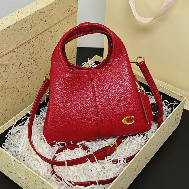 Modern Chic All-Season PU/Artificial Leather/Microfiber Leather Women's Handbags Other Bags | Color: Red | Image 3