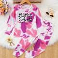 Trendy Autumn 2-Piece Girls' Pants Suit, Ages 2-7 | Color: Rose | Image 1