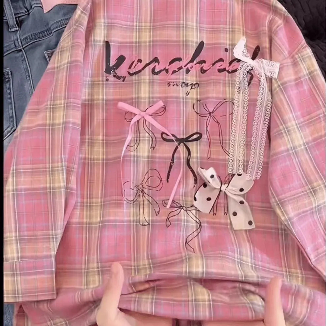 Casual Sporty Autumn Girls' Shirt, Ages 8-14 | Color: As the Picture | Image 2