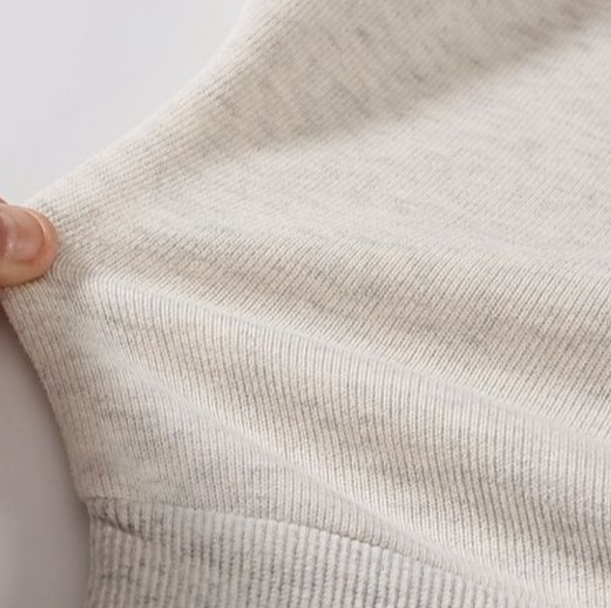 Modern Chic All-Season Minimalist Autumn Boys' Hoodie, Ages 4-14 | Color: Grey | Image 2