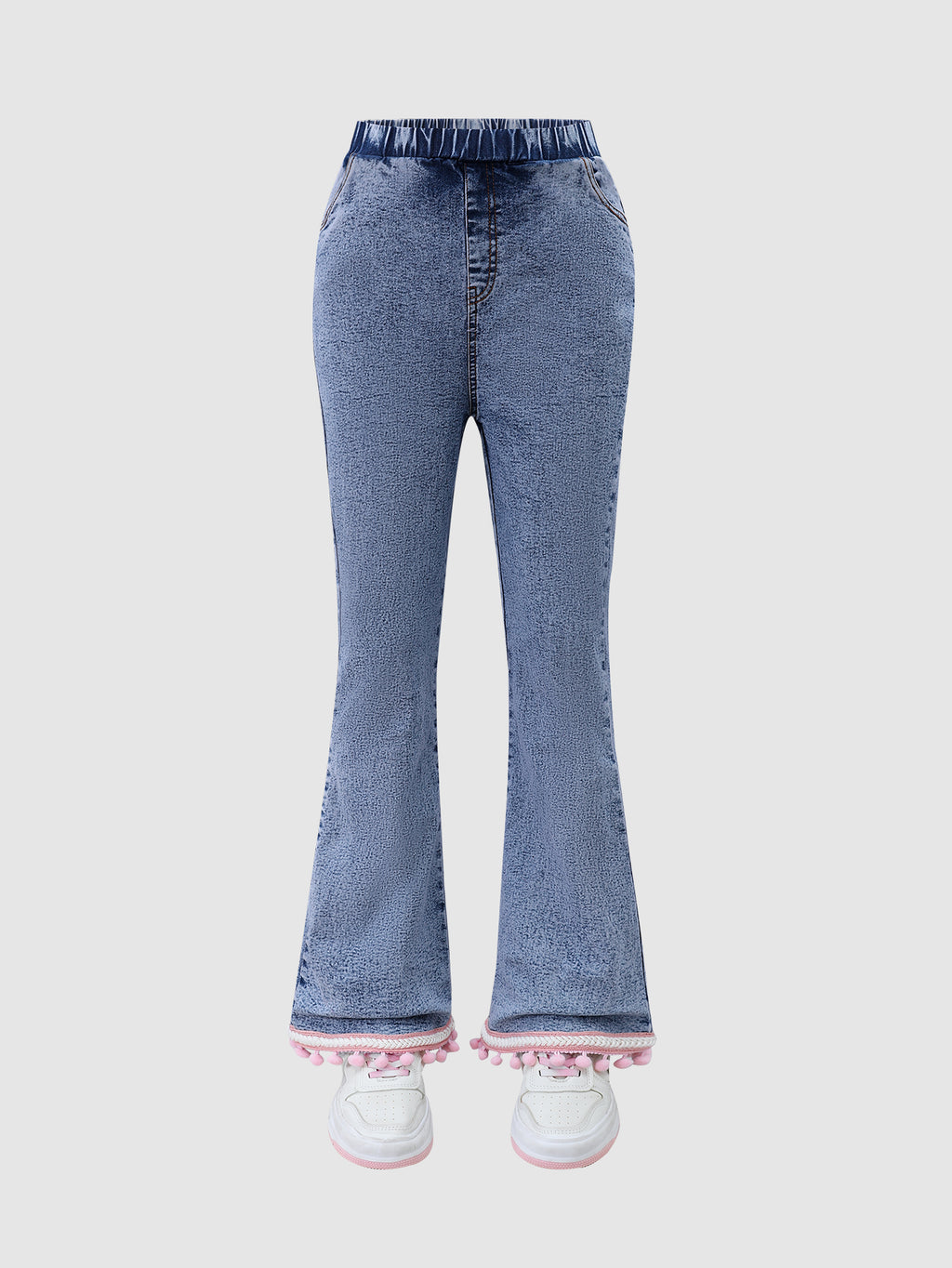 Sweet & Cute Autumn Girls' Jeans, Ages 3-11 | Color: Blue | Image 1