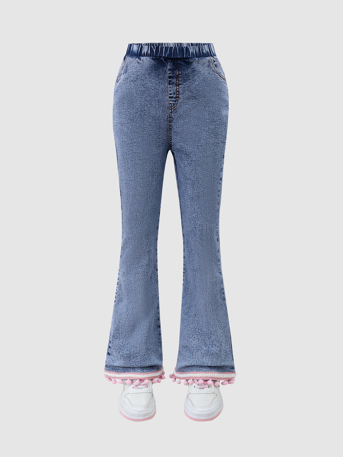 Sweet & Cute Autumn Girls' Jeans, Ages 3-11 | Color: Blue | Image 1