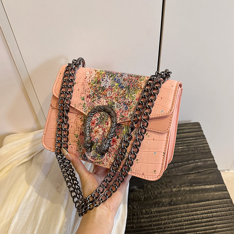 Modern Chic All-Season PU/Artificial Leather/Microfiber Leather Women's Shoulder Bags Other Bags | Color: Pink | Image 3