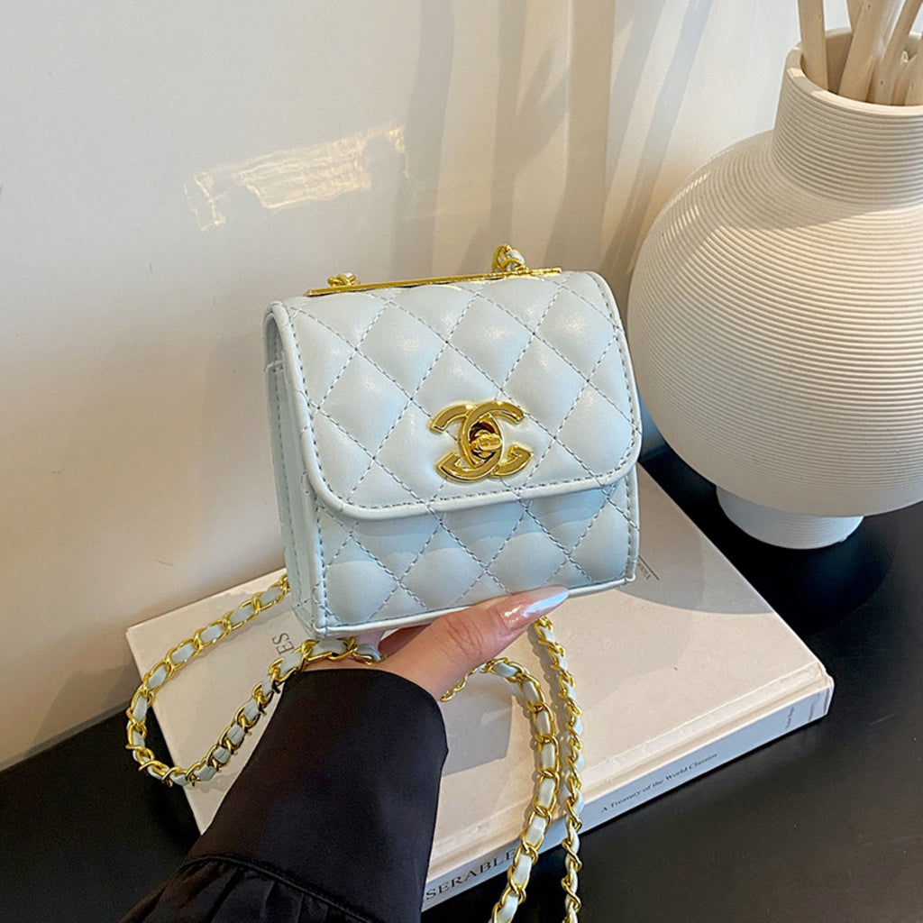 Modern Chic All-Season PU/Artificial Leather/Microfiber Leather Women's Handbags Other Bags | Color: Light Blue | Image 1
