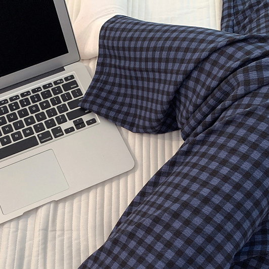 Minimalist All-Season Women 's Sleep Bottom | Color: Deep Blue | Image 2