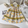 Sweet & Cute Summer 2-Piece Girls' A-Line Dress, Ages 2-9 | Color: Yellow | Image 1