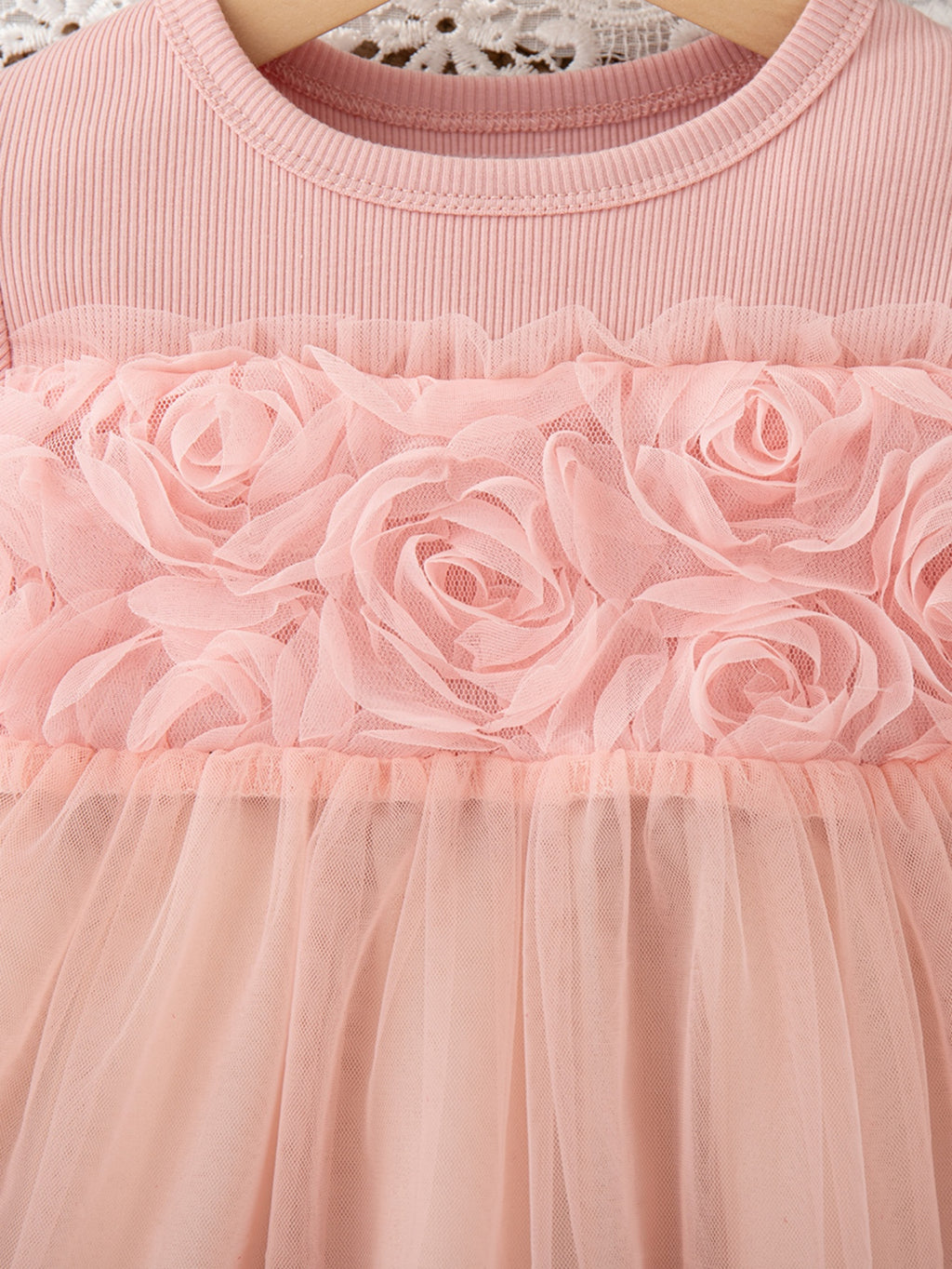 Sweet & Cute Spring Baby Girls' Dress, Ages 3-24 Months | Color: Pink | Image 3