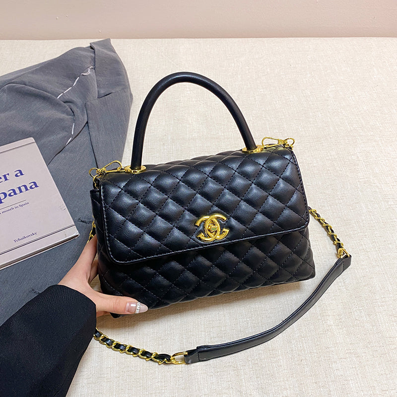 Modern Chic All-Season PU/Artificial Leather/Microfiber Leather Women's Handbags Other Bags | Color: Black | Image 1