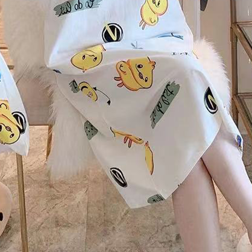 Sweet & Cute Summer Women 's Short  Sleeve Sleep Dress | Color: Style 2 | Image 3