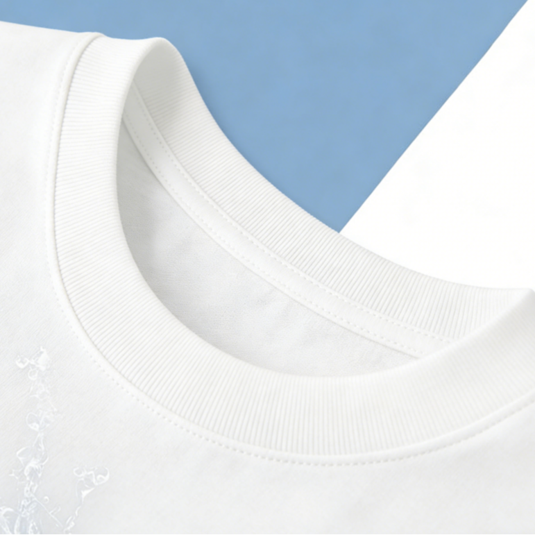 Modern Chic All-Season Minimalist Summer Unisex Kids' T-Shirt, Ages 2-7 | Color: White | Image 2