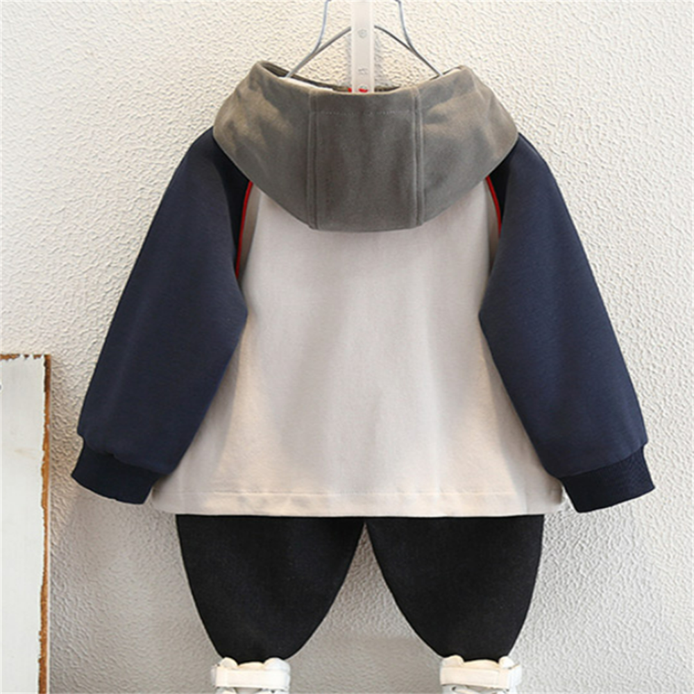 Modern Chic All-Season Trendy Spring Boys' Jacket, Ages 2-11 | Color: Grey | Image 2