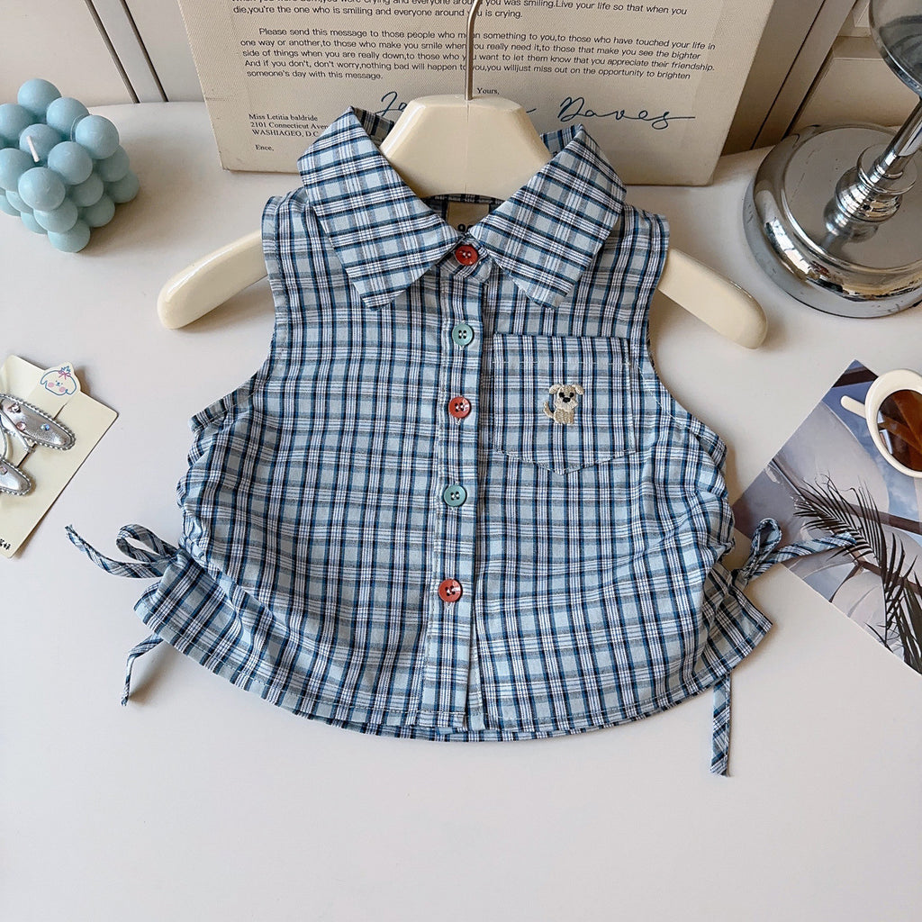 Casual Sporty Summer 2-Piece Girls' Dress Suit, Ages 2-7 | Color: Flower | Image 3