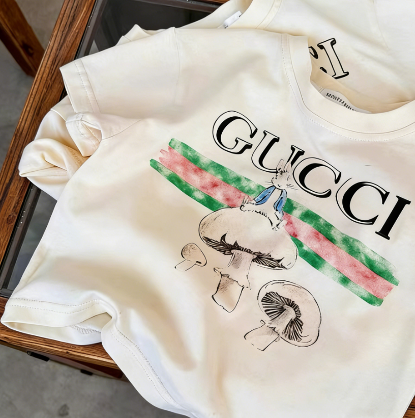 Modern Chic All-Season Minimalist Summer Unisex Kids' T-Shirt, Ages 2-11 | Color: Style 3 | Image 1