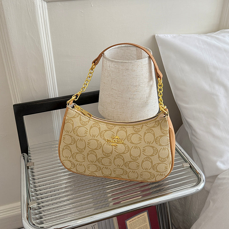 Modern Chic All-Season PU/Artificial Leather/Microfiber Leather Women's Handbags Other Bags | Color: Khaki | Image 3