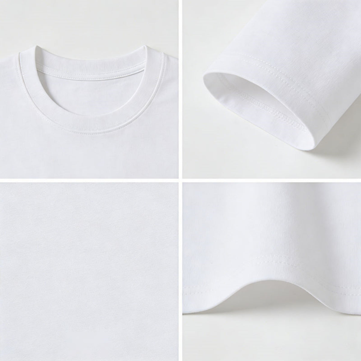 Modern Chic All-Season Casual Sporty Summer Unisex Kids' T-Shirt, Ages 2-9 | Color: White | Image 2