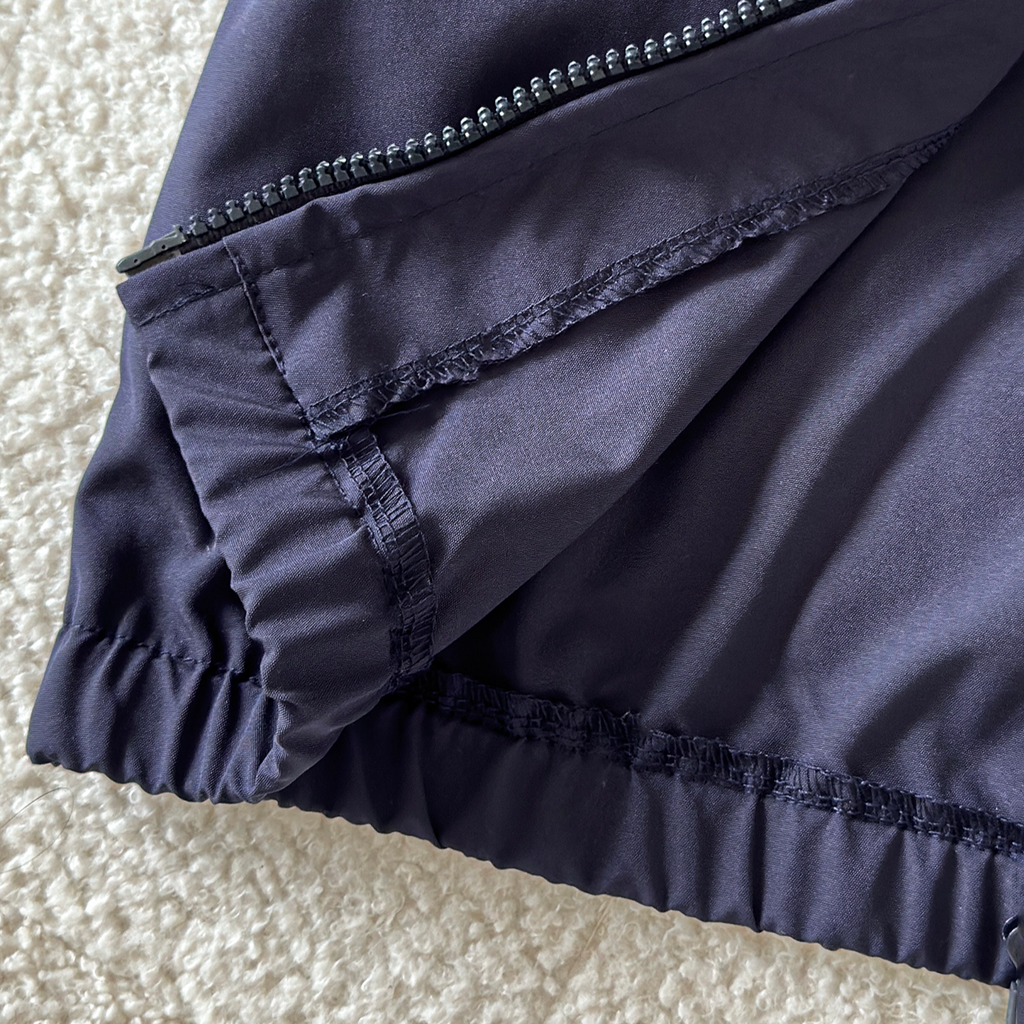 Modern Chic All-Season Trendy Autumn Girls' Jacket, Ages 2-7 | Color: Purplish Blue | Image 2