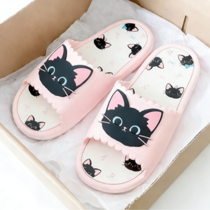 Modern Chic All-Season Plastic/Resin/Board/Acrylic Women's Home Slippers | Color: Pink | Image 2