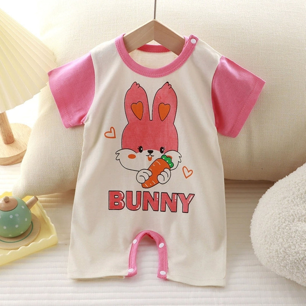 Minimalist Summer Unisex Baby Jumpsuit, Ages 1-24 Months | Color: Style 2 | Image 1