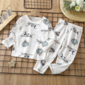 Casual Sporty Summer 2-Piece Unisex Kids' Pajama Set, Ages 2-13 | Color: Style 1 | Image 1