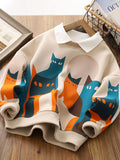 Casual Sporty Autumn Boys' Sweatshirt, Ages 4-14 | Color: Khaki | Image 1