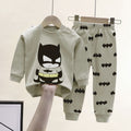 Minimalist Autumn 2 Pcs 2-9years Boys Pajama Sets | Color: Grey | Image 1