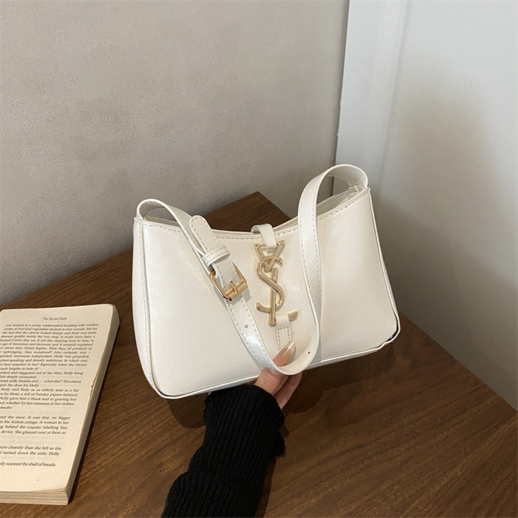 Modern Chic All-Season PU/Artificial Leather/Microfiber Leather Women's Crossbody Bags Other Bags | Color: White | Image 3