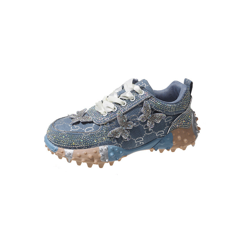 Modern Chic All-Season PU/Artificial Leather/Microfiber Leather Women's Casual Shoes | Color: Blue | Image 3