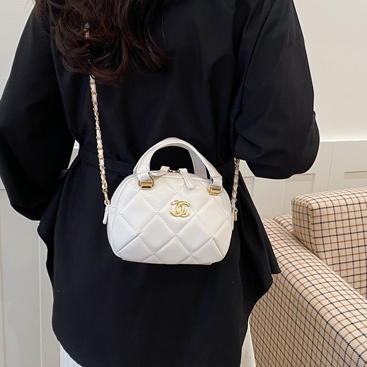 Modern Chic All-Season PU/Artificial Leather/Microfiber Leather Women's Handbags Other Bags | Color: White | Image 2