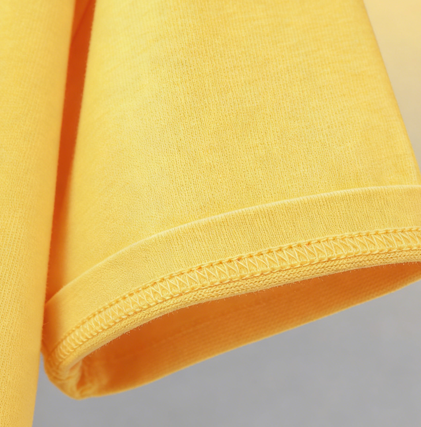 Modern Chic All-Season Minimalist Summer 2-Piece Boys' Pants Suit, Ages 3-14 | Color: Yellow | Image 2
