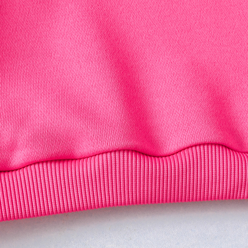 Minimalist Autumn 2-Piece Baby Girls' Pants Suit, Ages 0-24 Months | Color: Rose | Image 3