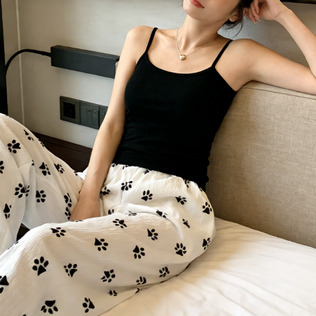 Sweet & Cute Summer 2 Pcs Women 's Sleeveless Sleep Set | Color: Style 1 | Image 2