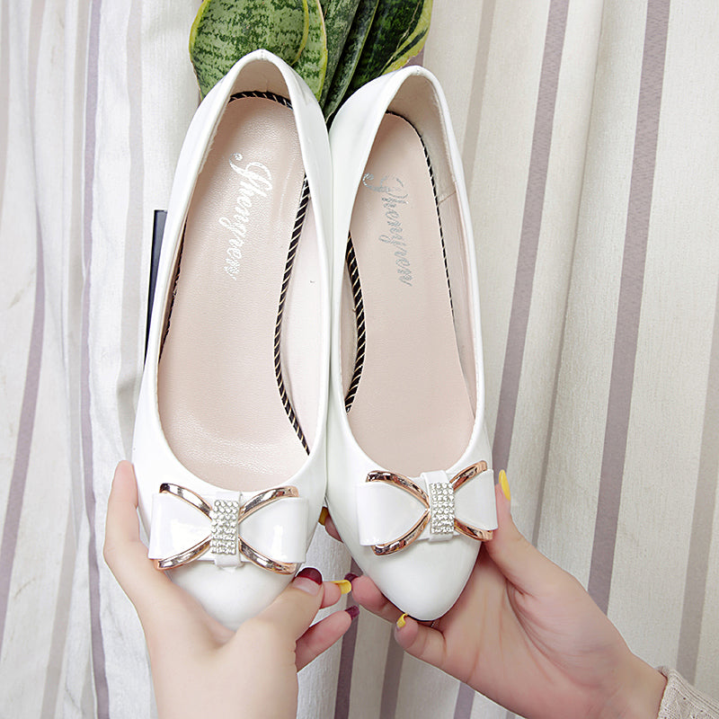 Modern Chic All-Season PU/Artificial Leather/Microfiber Leather Women's High Heels | Color: White | Image 2