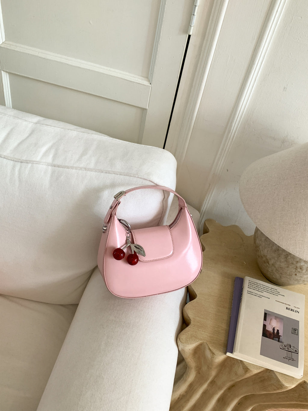 Modern Chic All-Season PU/Artificial Leather/Microfiber Leather Women's Shoulder Bags Other Bags | Color: Pink | Image 2