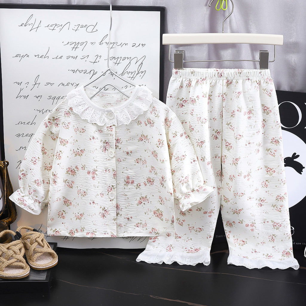 Sweet & Cute Summer 2-Piece Girls' Pajama Set, Ages 2-11 | Color: Style 2 | Image 1