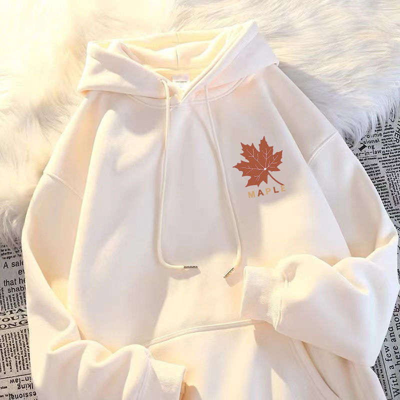 Streetwear Autumn Hoodie | Color: White | Image 1