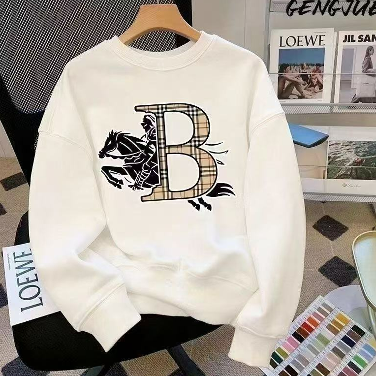 Modern Chic All-Season Minimalist Autumn Boys' Sweatshirt, Ages 2-13 | Color: White | Image 1