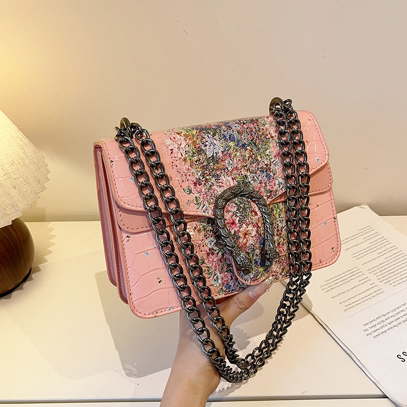 Modern Chic All-Season PU/Artificial Leather/Microfiber Leather Women's Shoulder Bags Other Bags | Color: Pink | Image 2