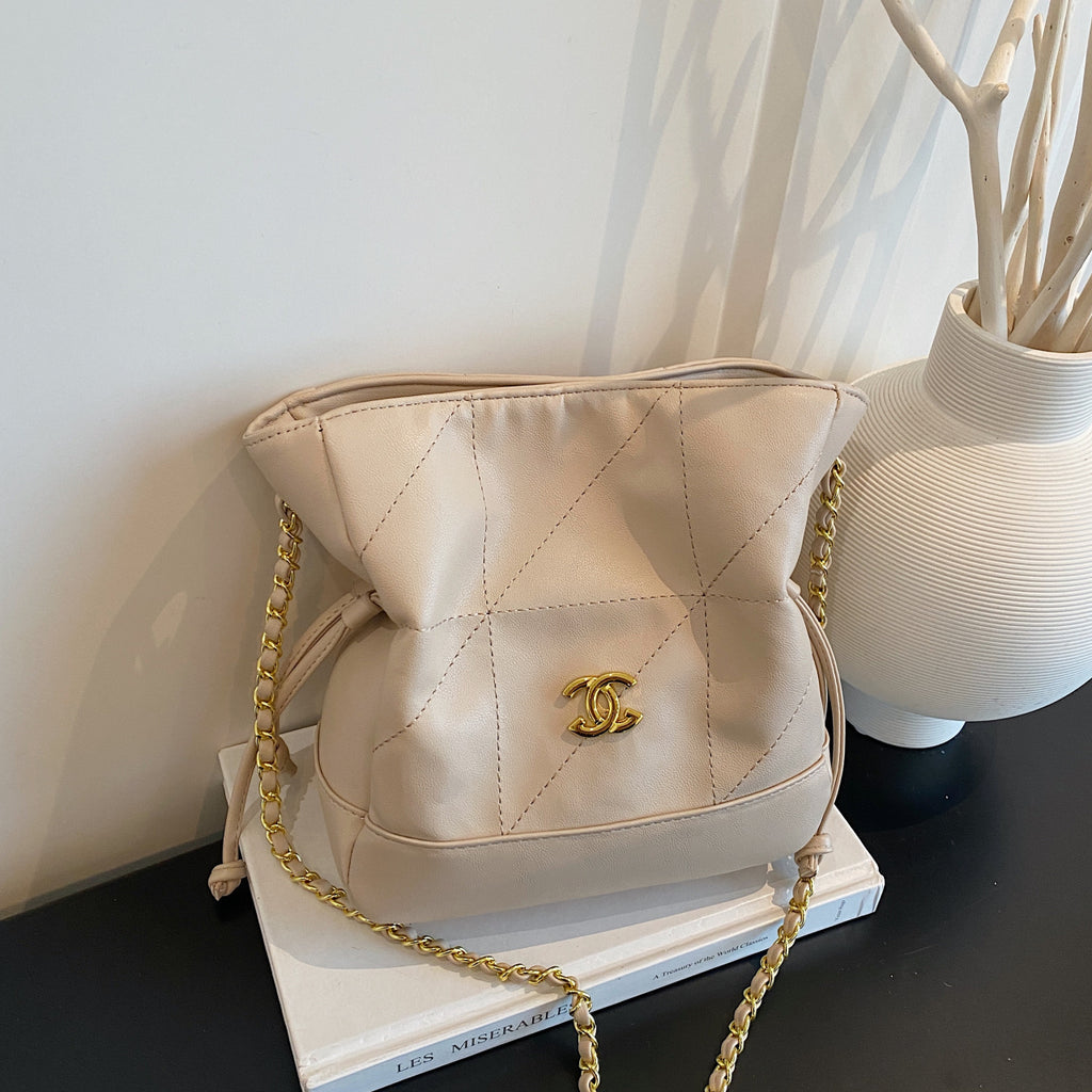 Modern Chic All-Season PU/Artificial Leather/Microfiber Leather Women's Crossbody Bags Other Bags | Color: Khaki | Image 3