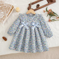 Sweet & Cute Autumn Baby Girls' Dress, Ages 1-24 Months | Color: Blue | Image 1