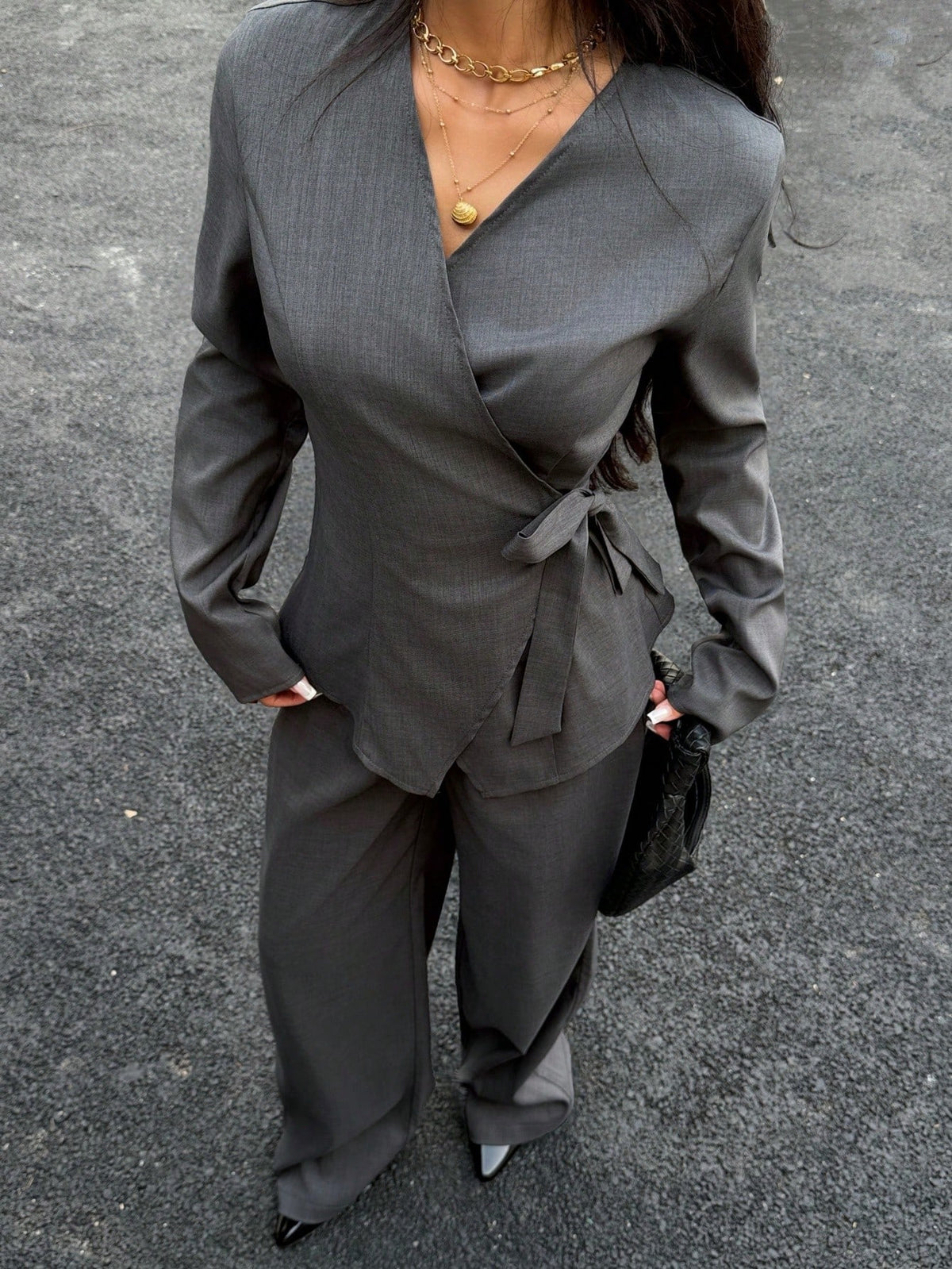 Business Casual Autumn Blazer Set | Color: As the Picture | Image 1