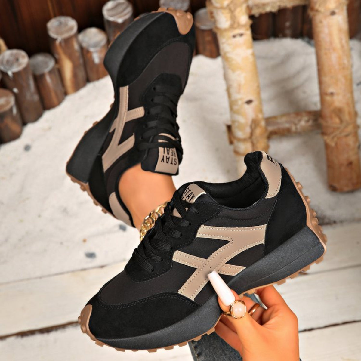 Modern Chic All-Season Others Women's Fashion Sneaker | Color: Style 1 | Image 1