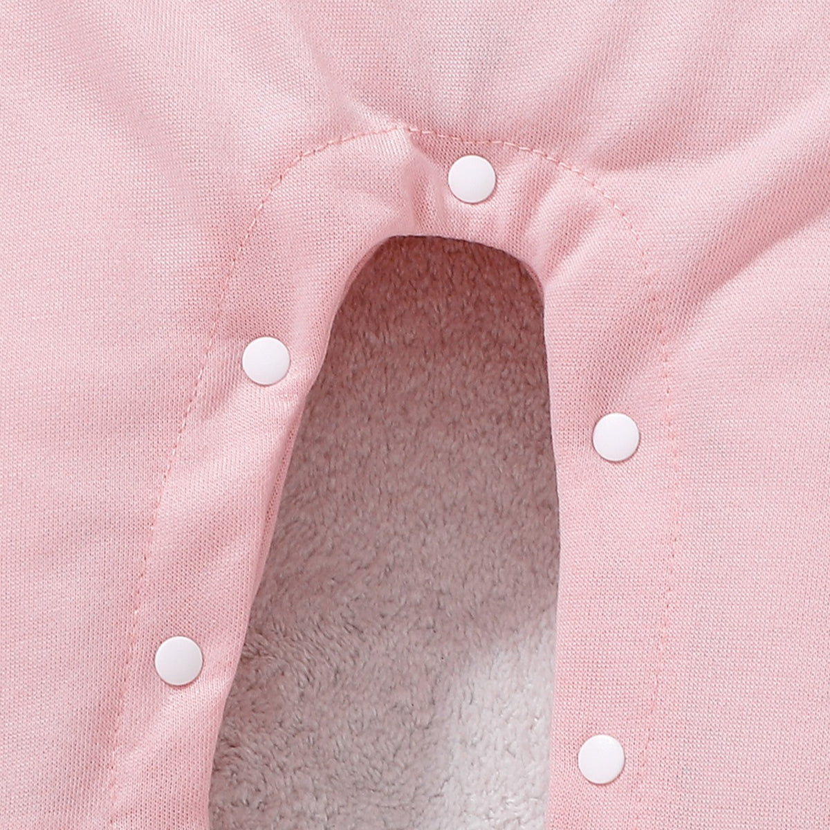Minimalist Autumn Baby Girls' Jumpsuit, Ages 0-12 Months | Color: Pink | Image 2