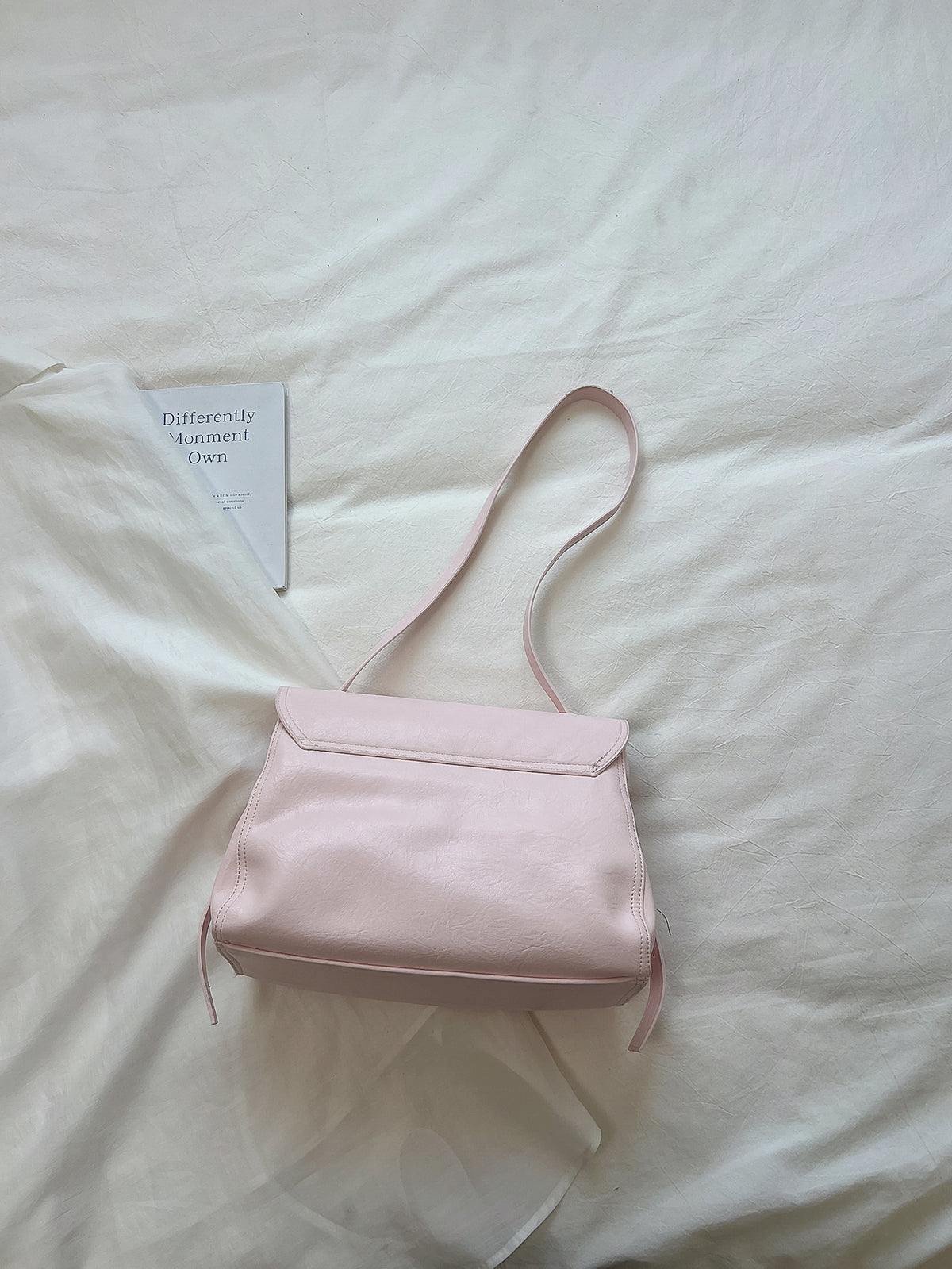 Modern Chic All-Season PU/Artificial Leather/Microfiber Leather Women's Crossbody Bags Other Bags | Color: Pink | Image 3